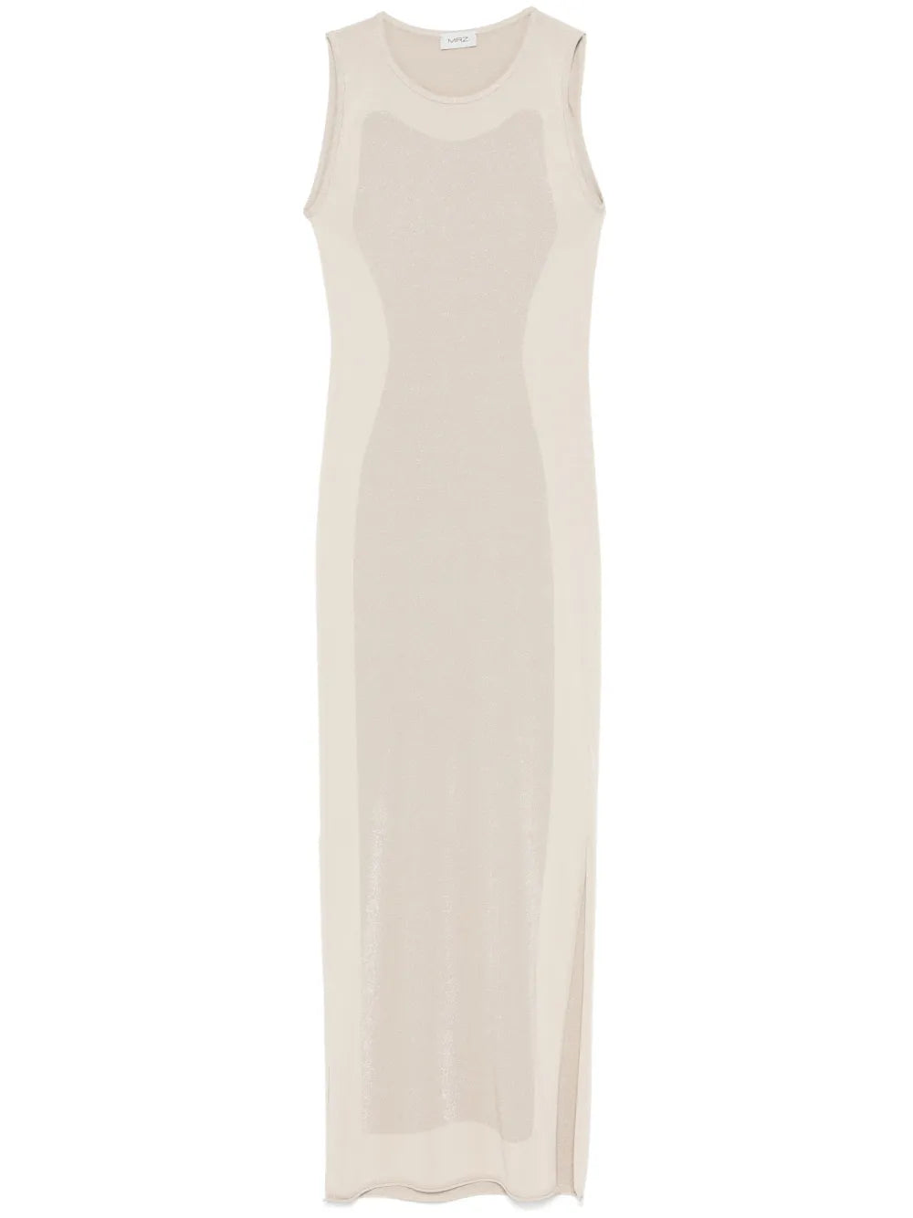 Lamé-Detailed Maxi Dress