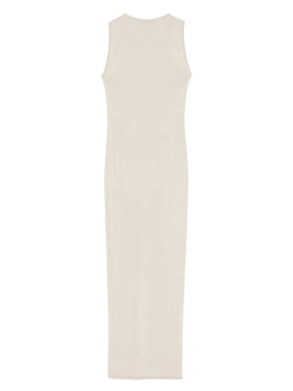 Lamé-Detailed Maxi Dress