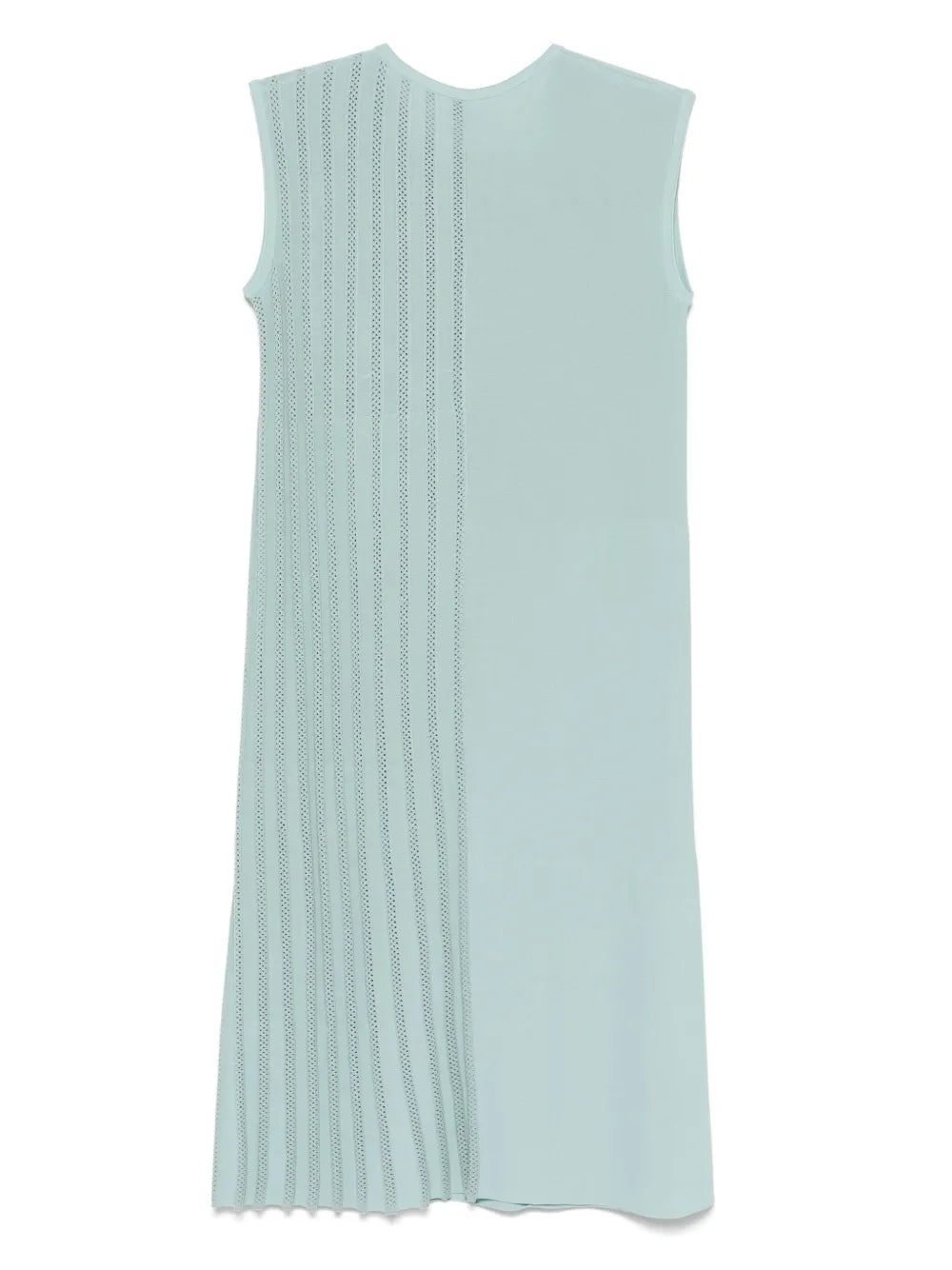 Plissé-Detailed Mini Dress
