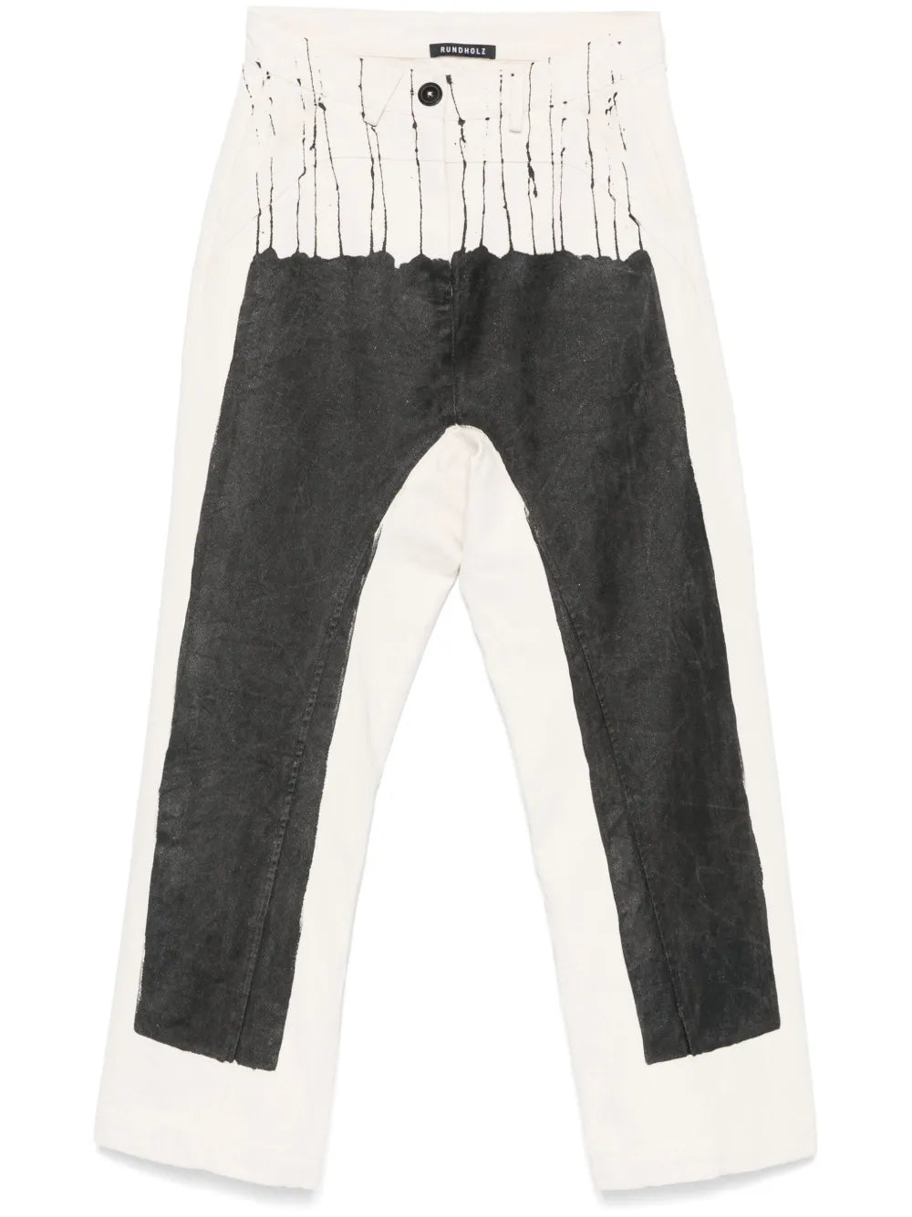Paint Splatter-Detail Jeans