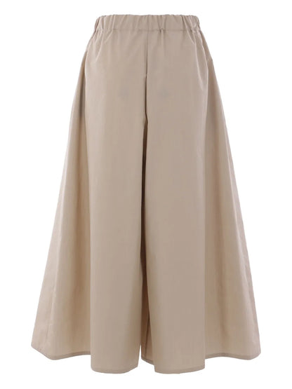 Cotton Cropped Trousers