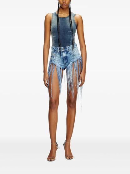 Fringe-Detailing Shorts
