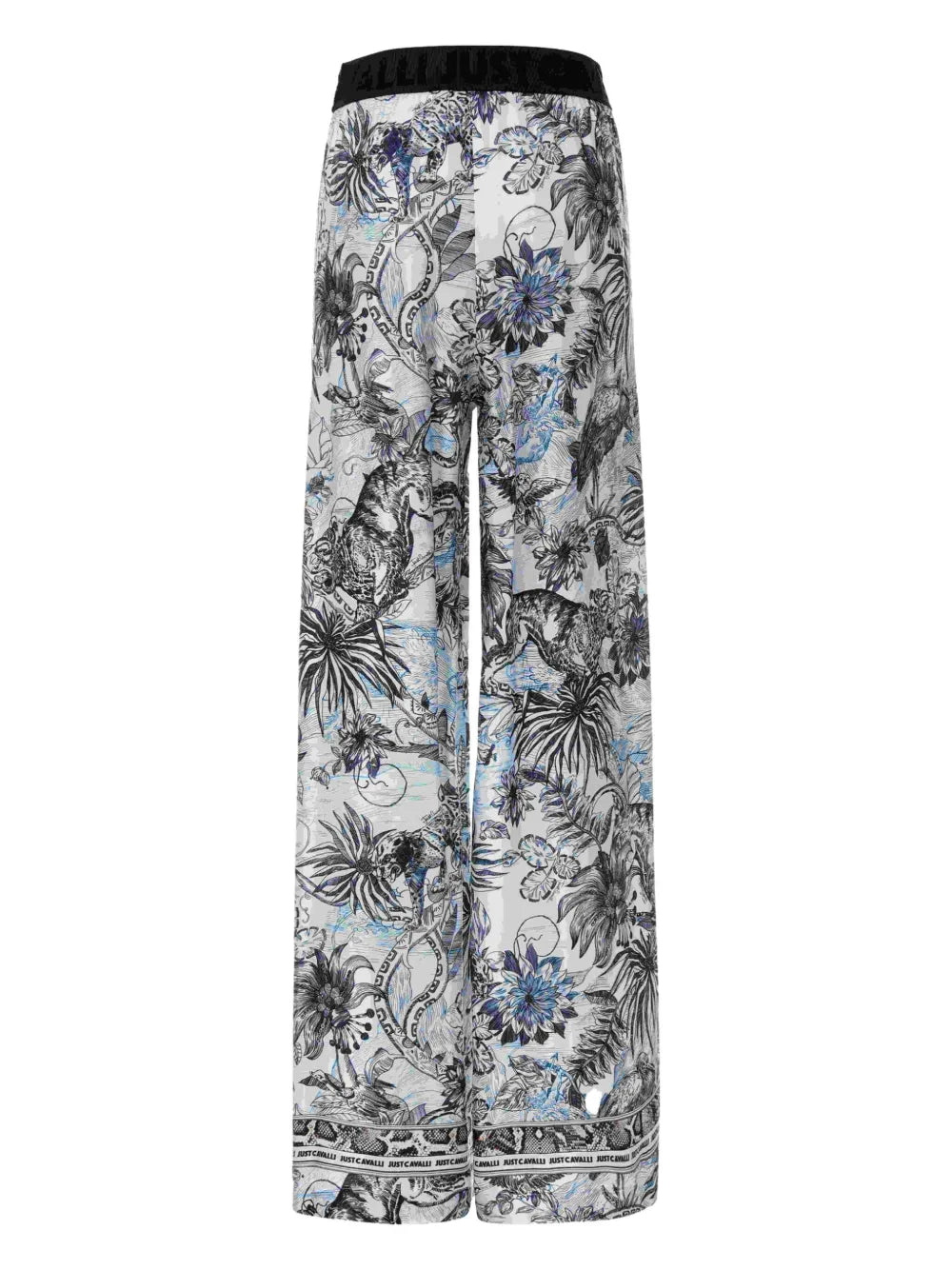 Floral-Print Trousers