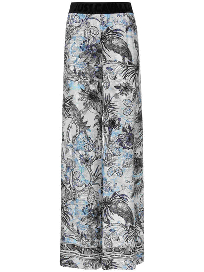 Floral-Print Trousers