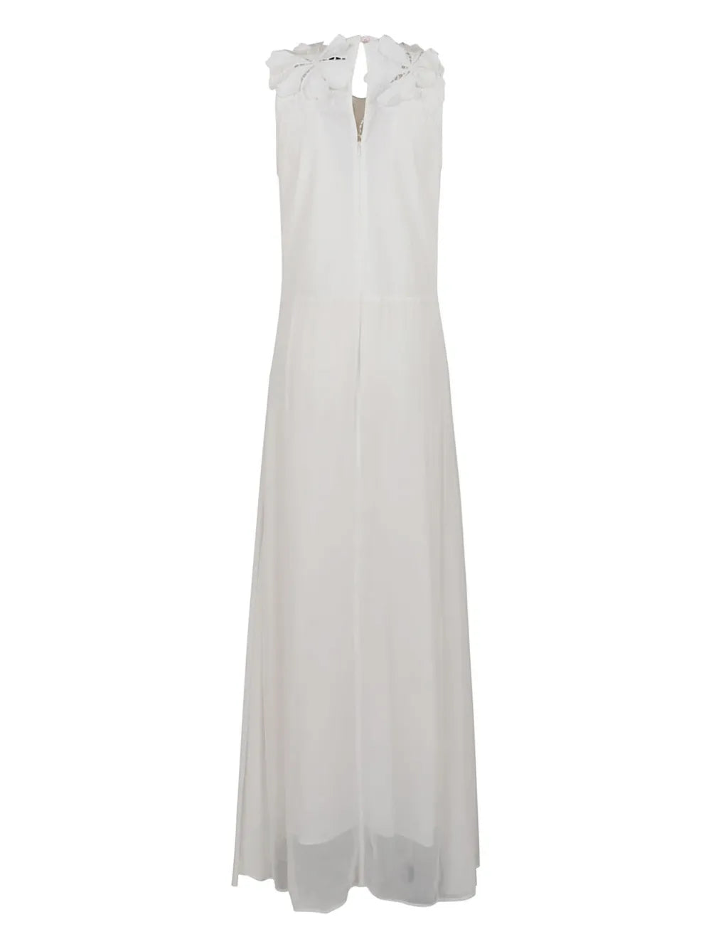 Floral-Embroidered Maxi Dress