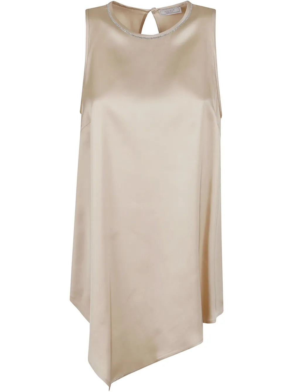 Asymmetric Satin Top