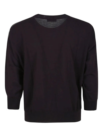 Sequined Shoulder-Detail Sweater