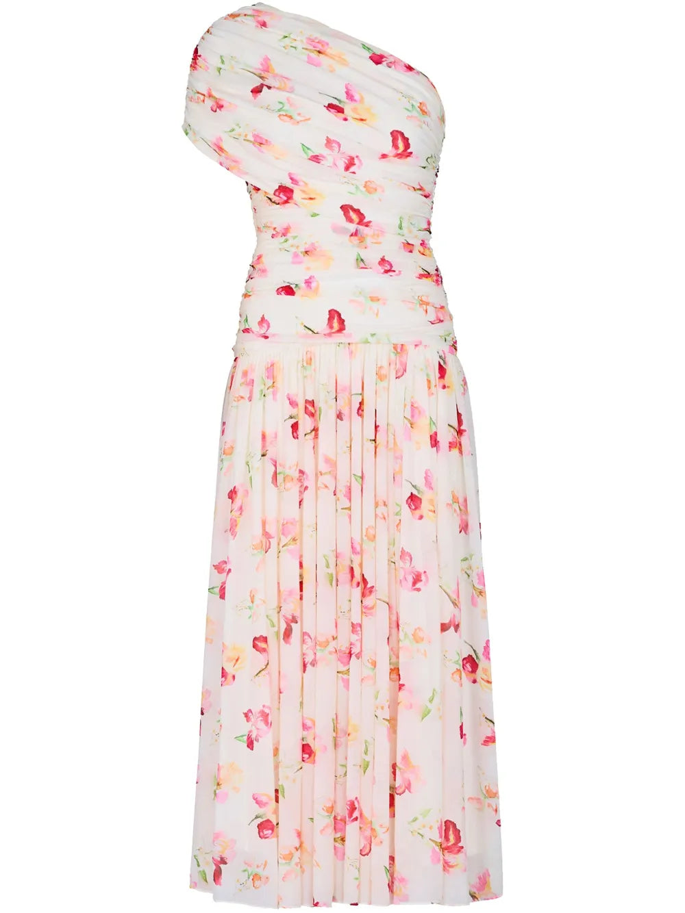 Gaia One-Shoulder Midi Dress