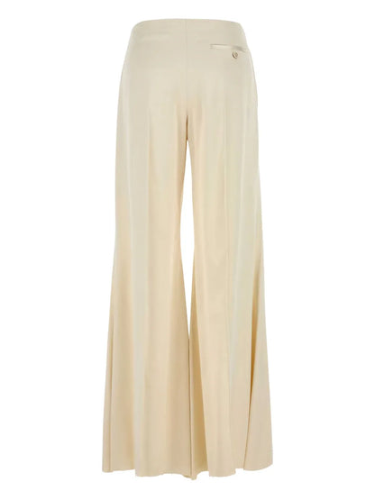 Satin Wide-Leg Trousers