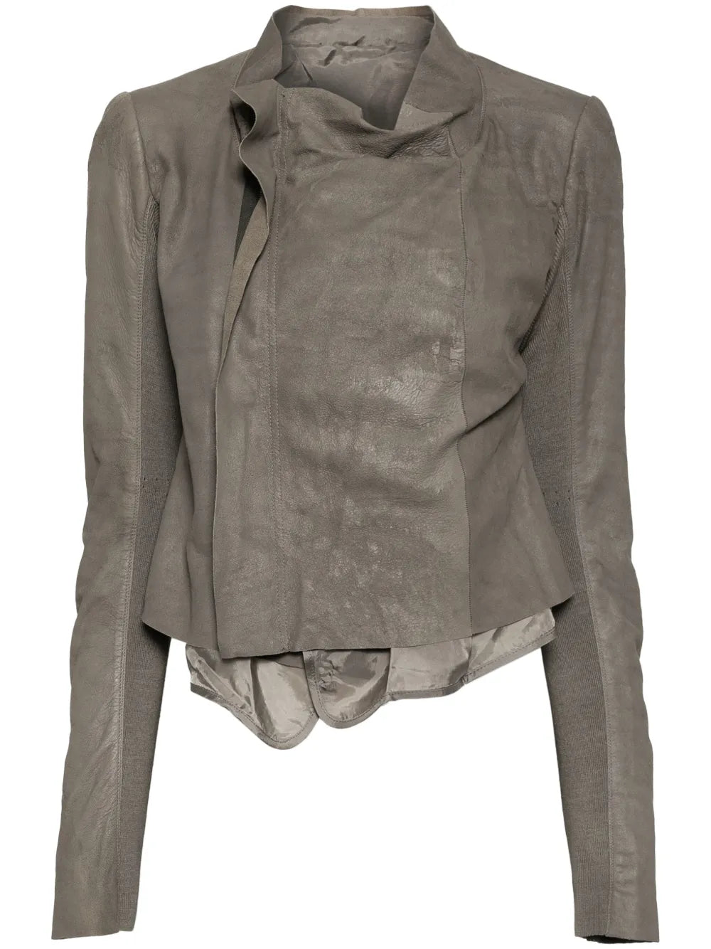 Low-Neck Biker Jacket