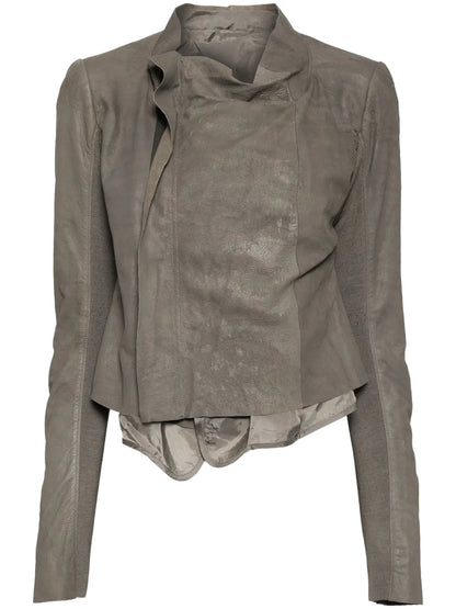 Low-Neck Biker Jacket
