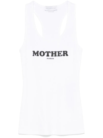 Slogan-Print Tank Top