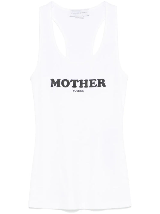 Slogan-Print Tank Top
