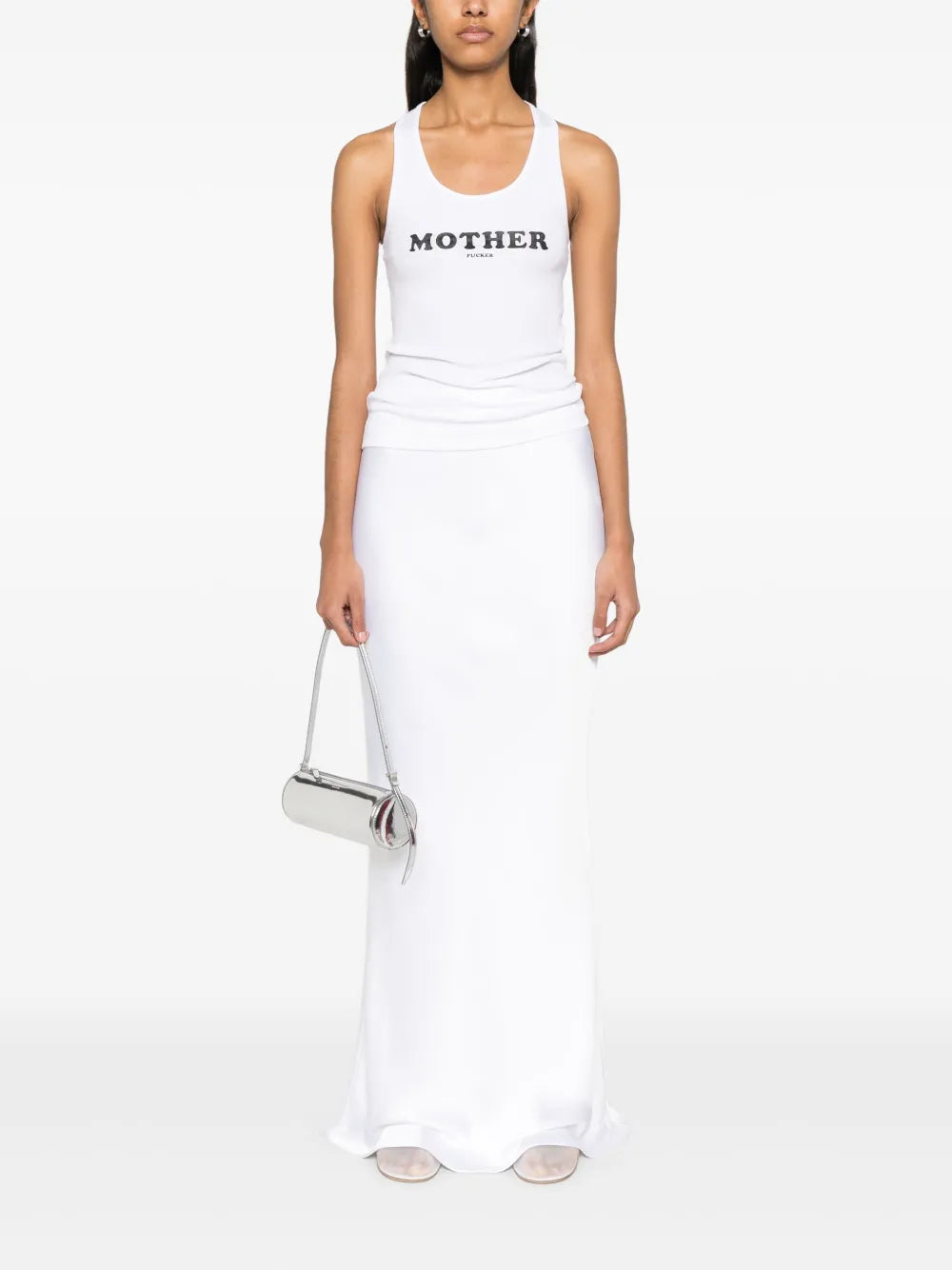 Slogan-Print Tank Top