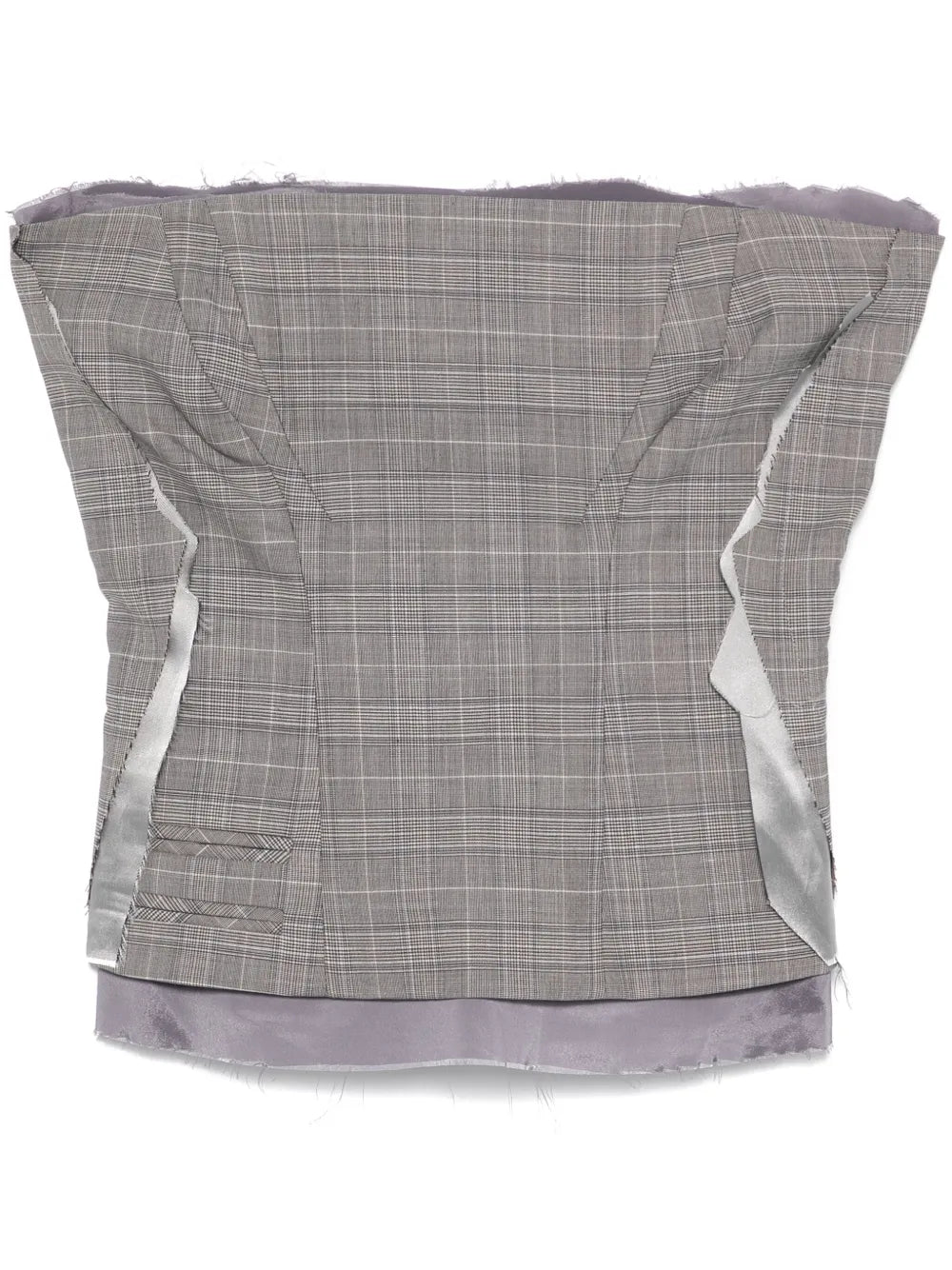 Plaid-Check Corset