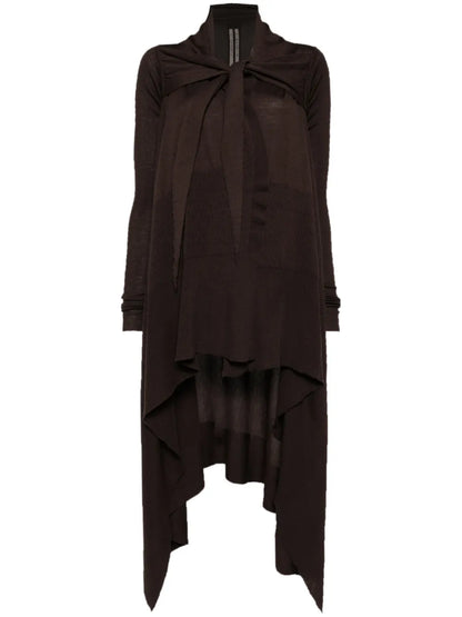 Tied Long Wrap Coat