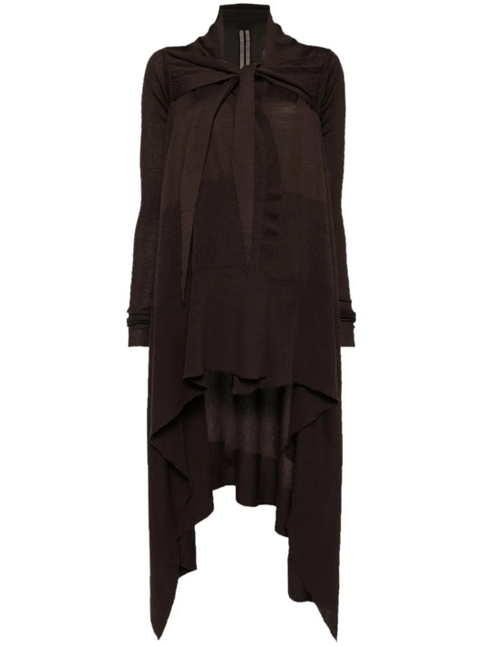 Tied Long Wrap Coat
