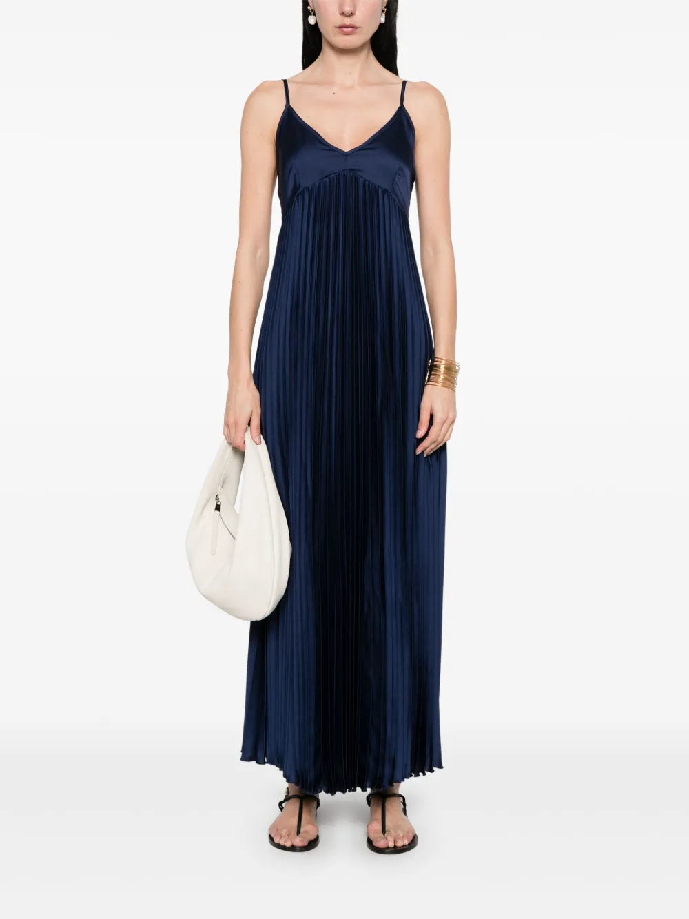 Pleated Maxi Dress