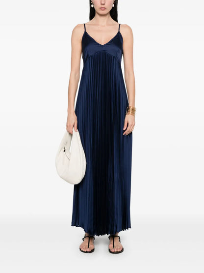 Pleated Maxi Dress