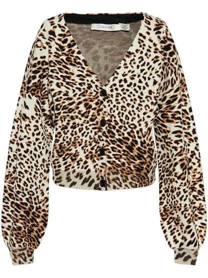 Leopard Print Cardigan