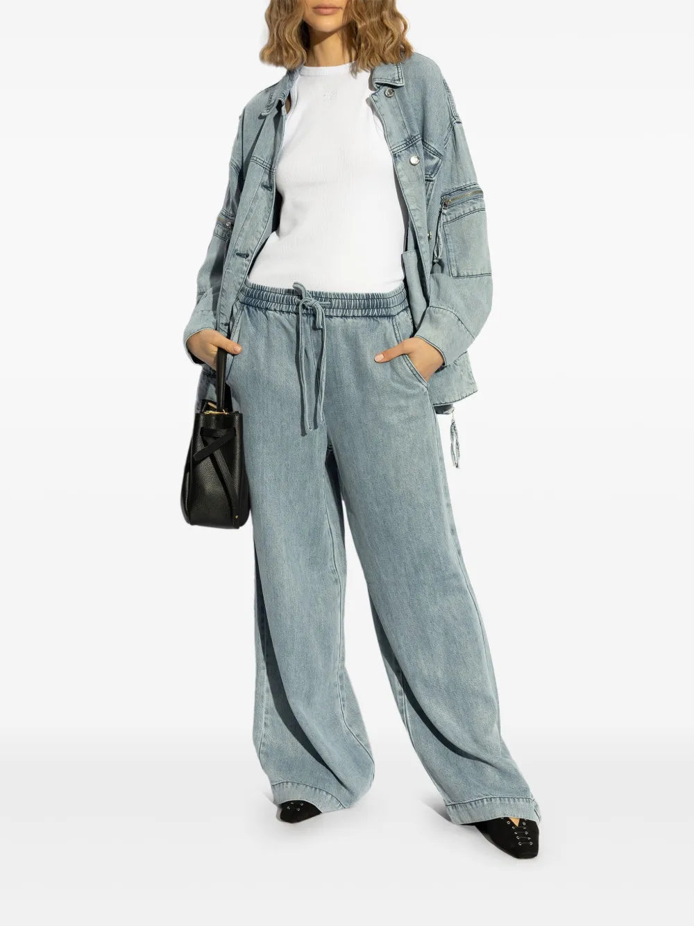 Washed Effect Jeans