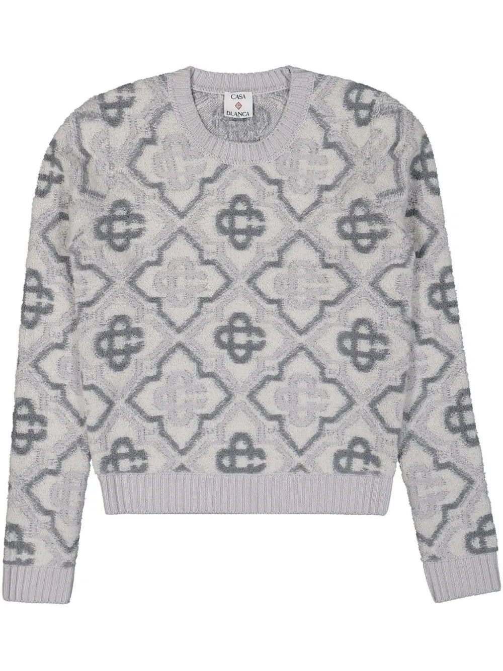 Monogram-Pattern Jumper