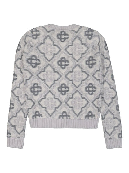 Monogram-Pattern Jumper