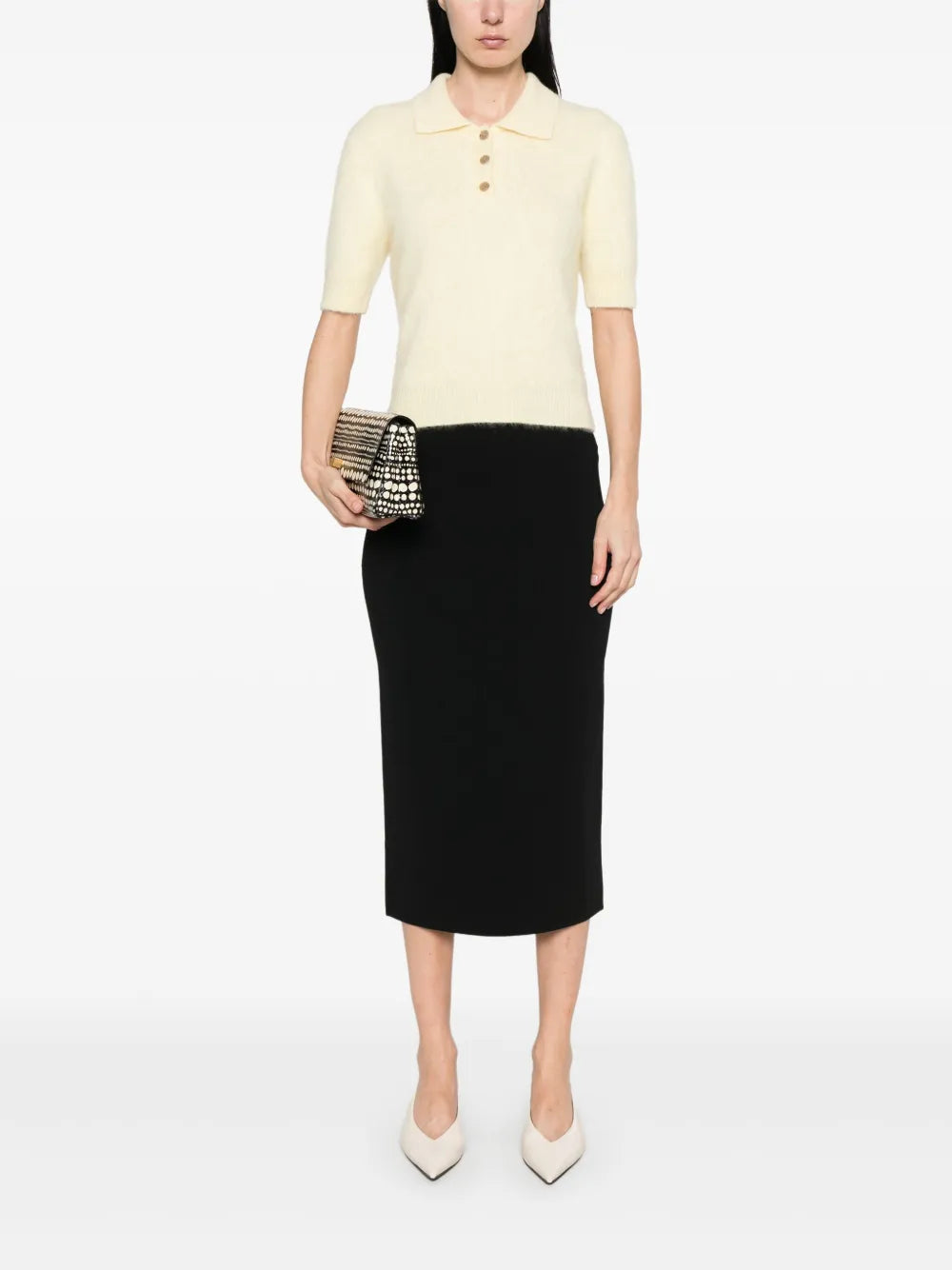Ribbed Midi Skirt