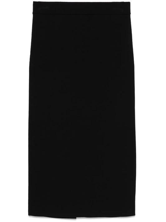 Ribbed Midi Skirt