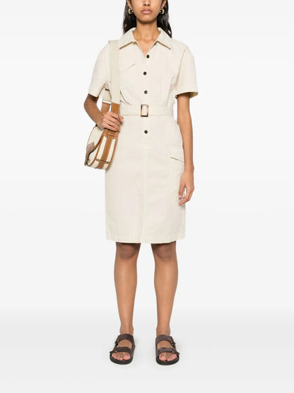 Belted Shirt Dress