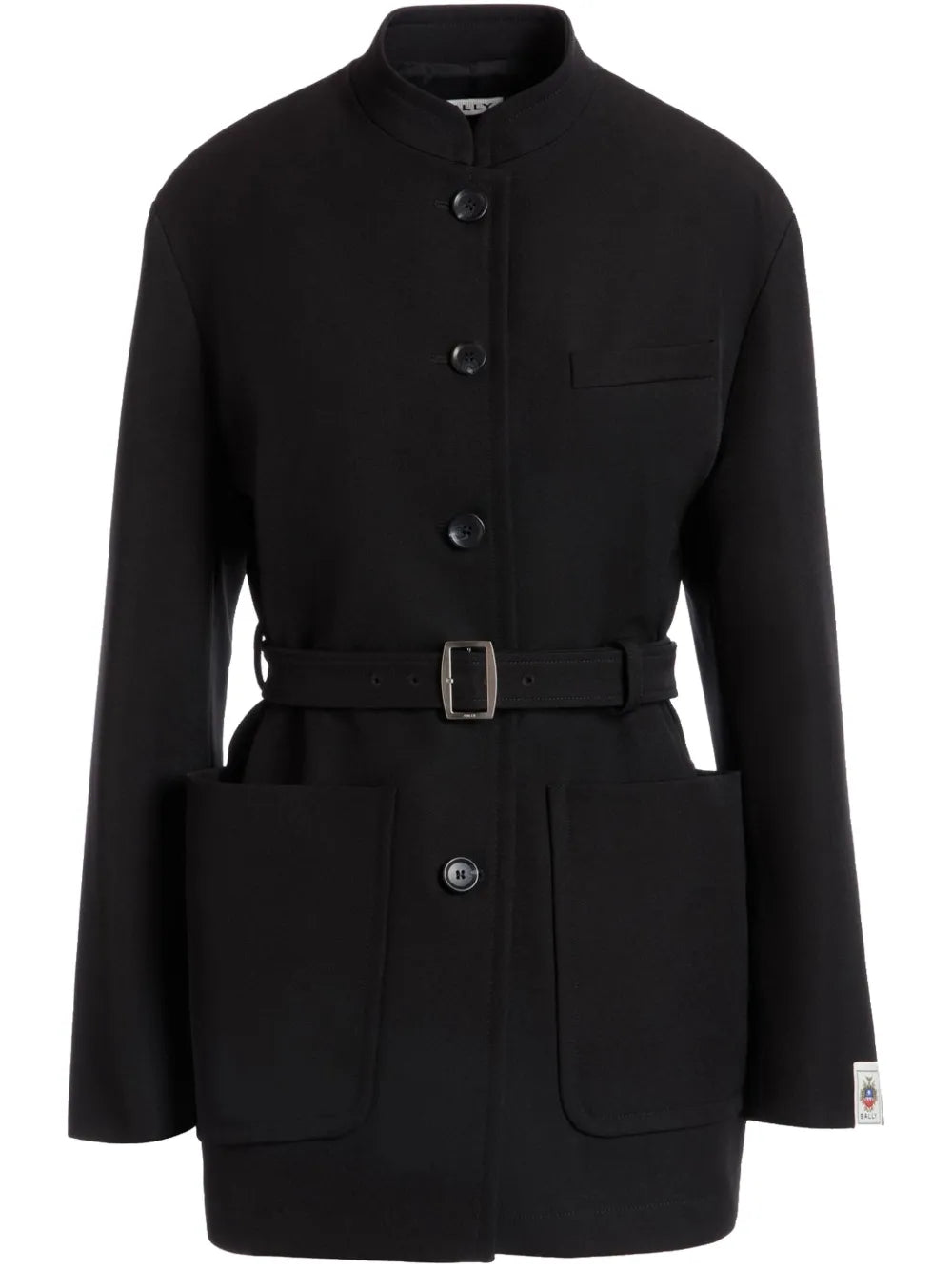 Belted Gabardine Jacket