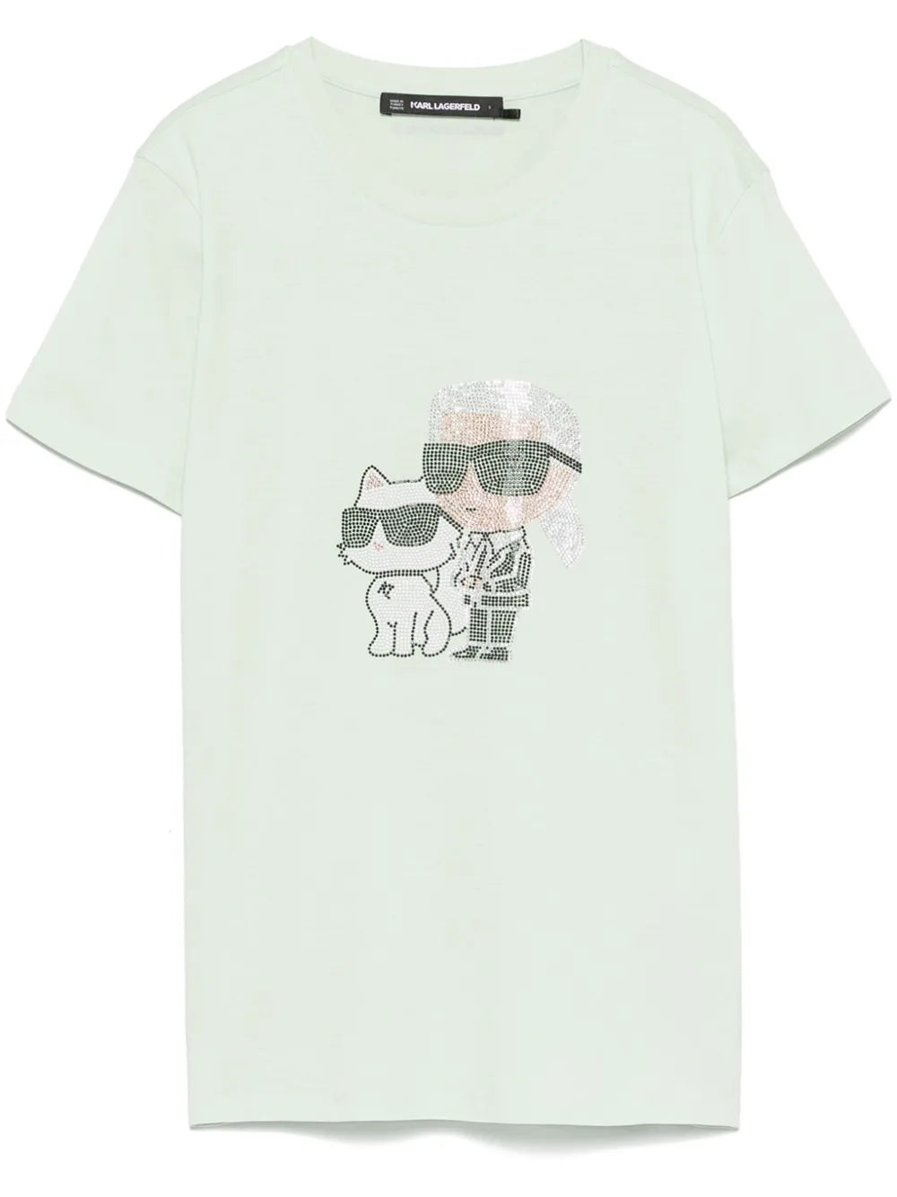 Rhinestone-Embellished T-Shirt