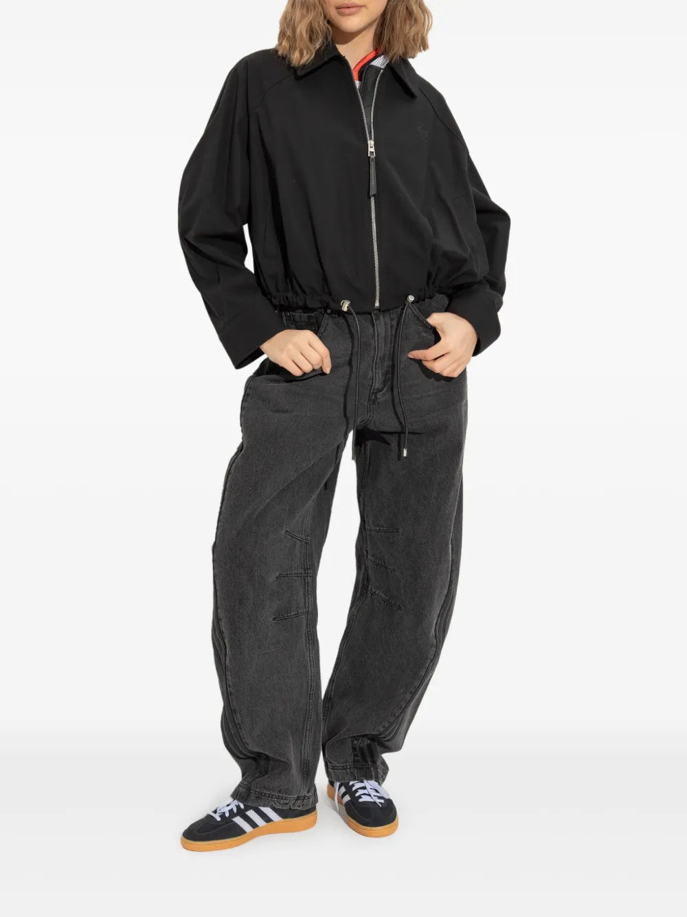 Tapered-Leg Jeans
