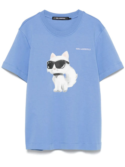 Choupette-Print T-Shirt