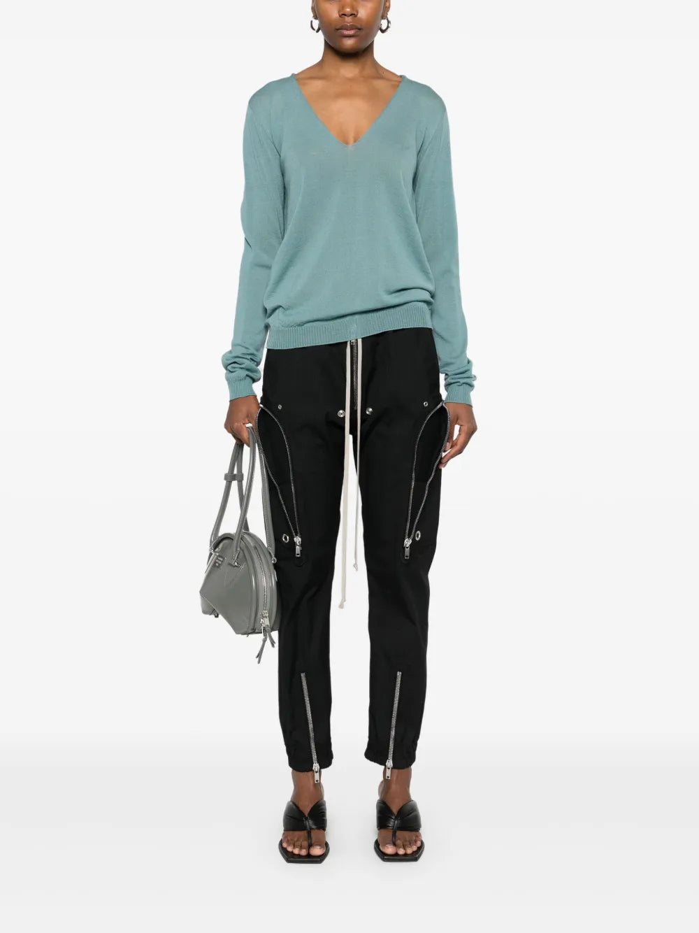 V-Neck Knitted Top