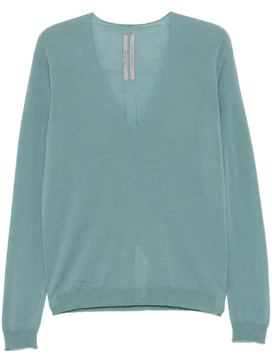 V-Neck Knitted Top