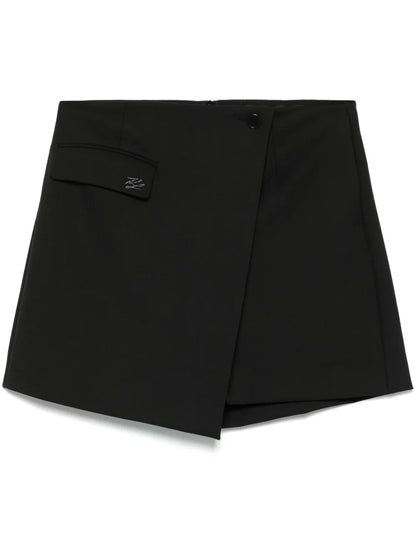 Logo-Embroidered Skorts