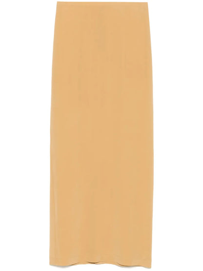 Silk Midi Skirt