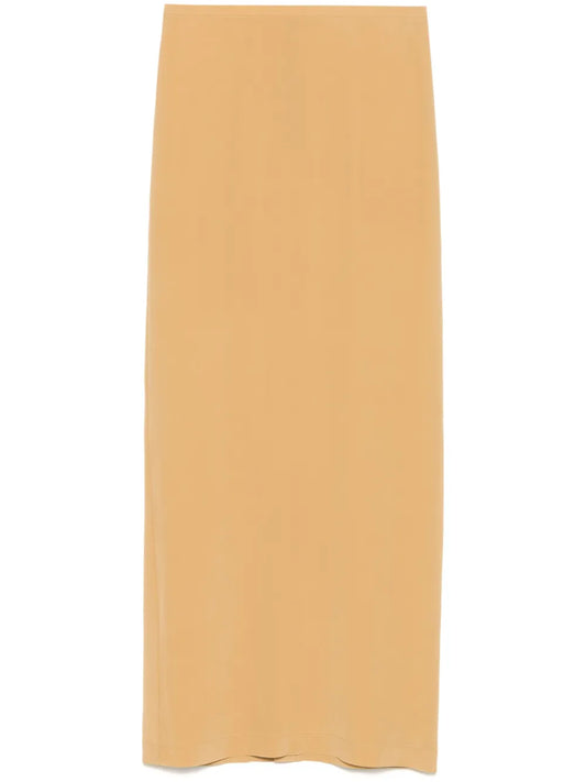 Silk Midi Skirt