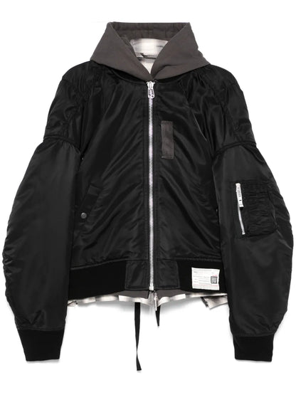 Layered Bomber Jacket