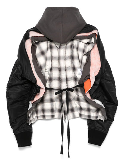 Layered Bomber Jacket