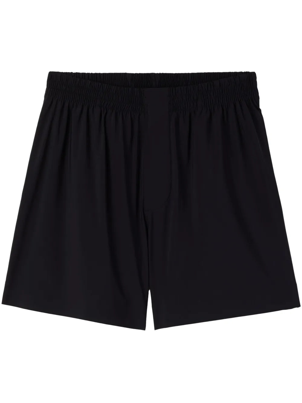 Pleat-Detail Track Shorts