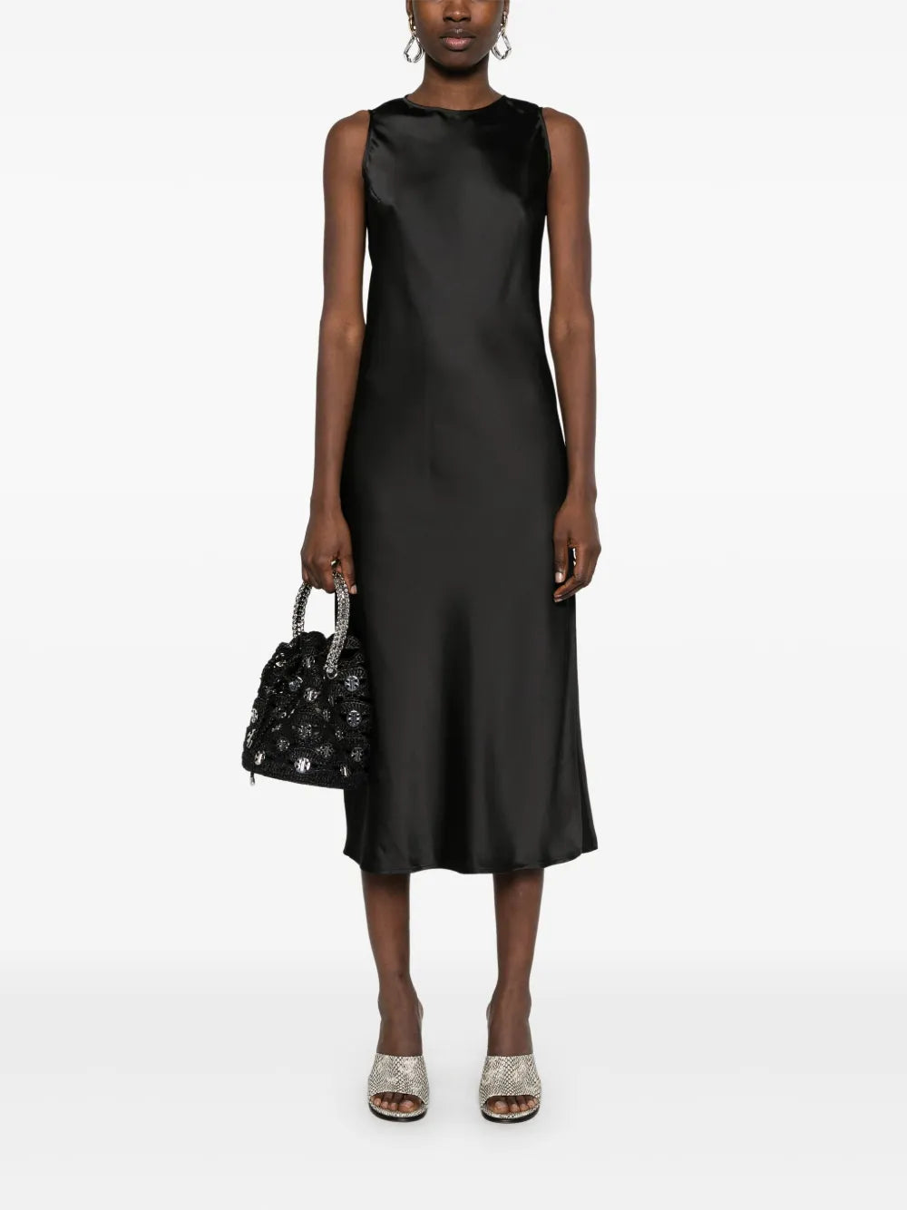 Satin Midi Dress