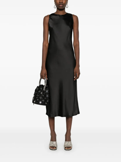 Satin Midi Dress