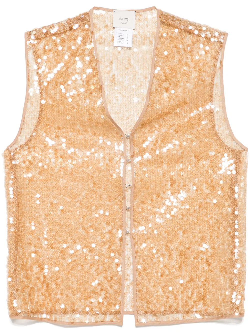Sequin-Embellished Top