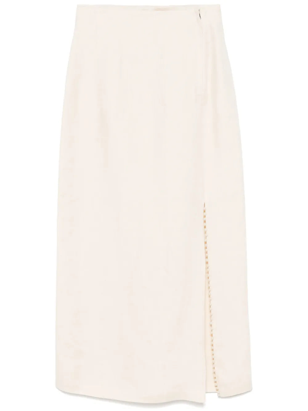 Linen Midi Skirt