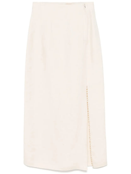 Linen Midi Skirt