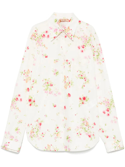 Floral-Print Shirt