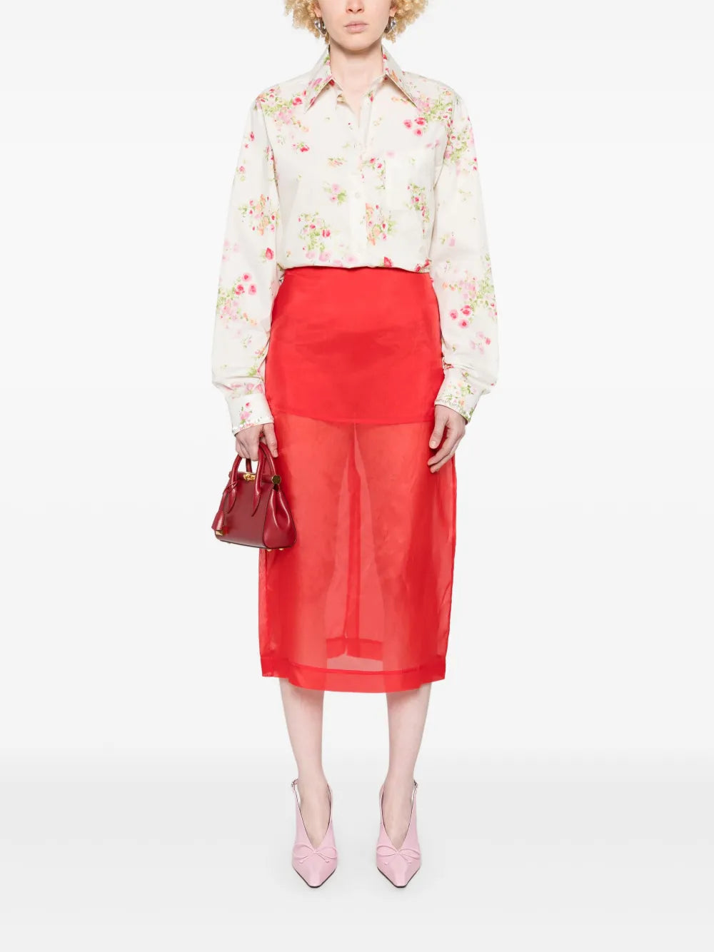 Floral-Print Shirt