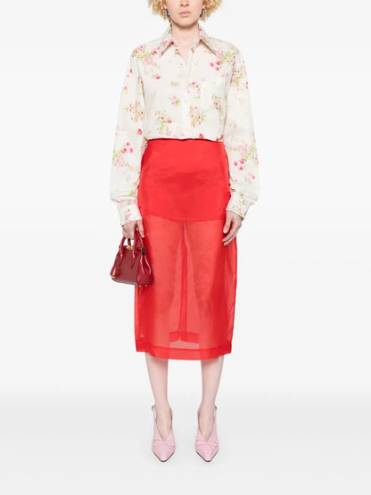 Floral-Print Shirt